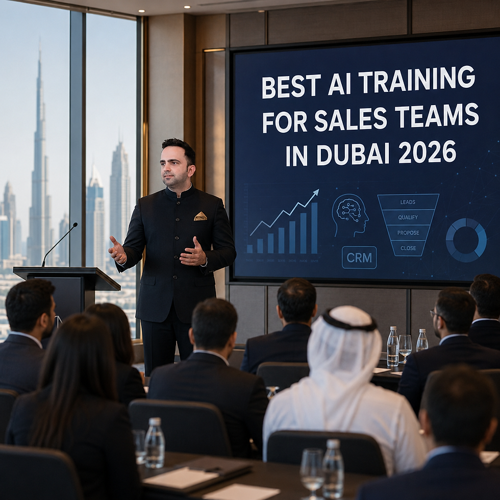 BEST AI TRAINING FOR SALES TEAMS IN DUBAI 2026