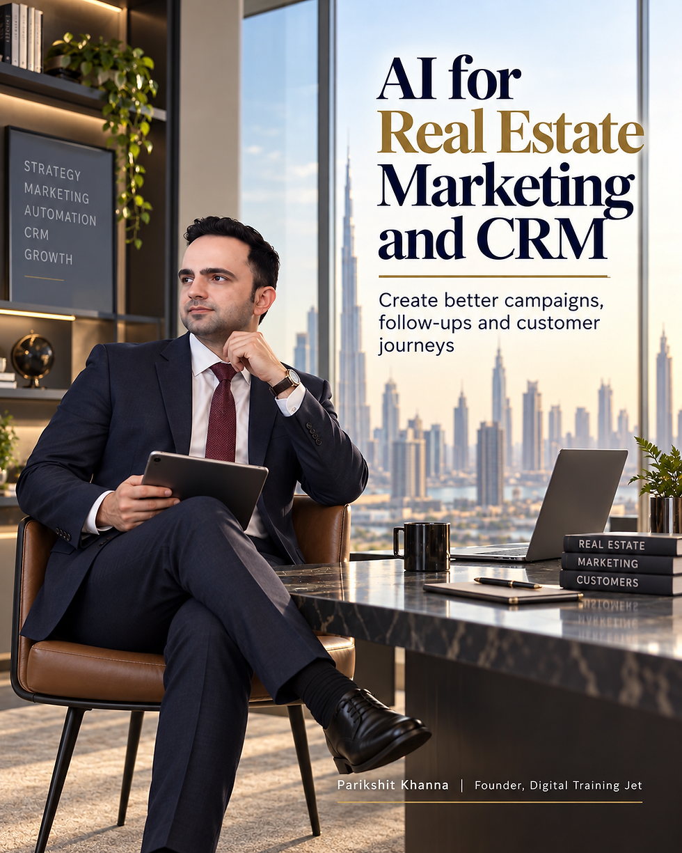 AI for Dubai Real Estate Marketing and CRM
