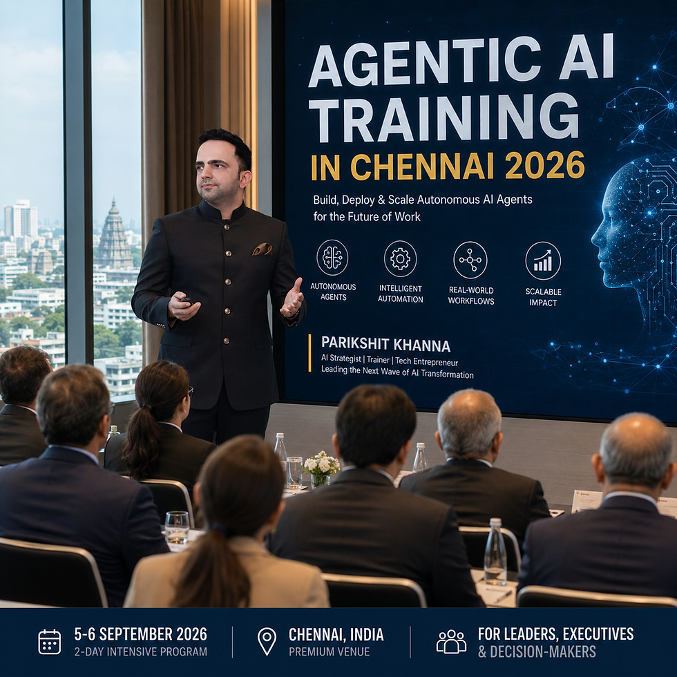 AGENTIC AI TRAINING IN CHENNAI 2026