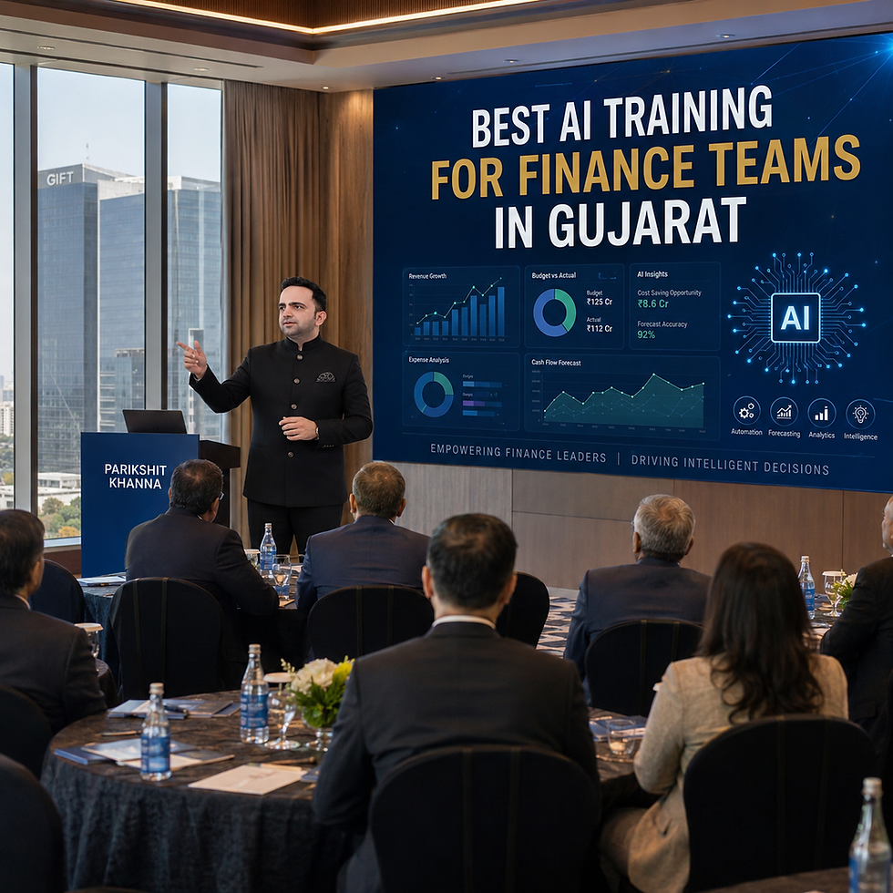 BEST AI TRAINING FOR FINANCE TEAMS IN GUJARAT