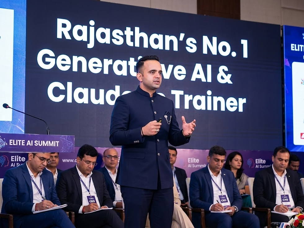 Rajasthan’s No. 1 Generative AI & Claude Trainer