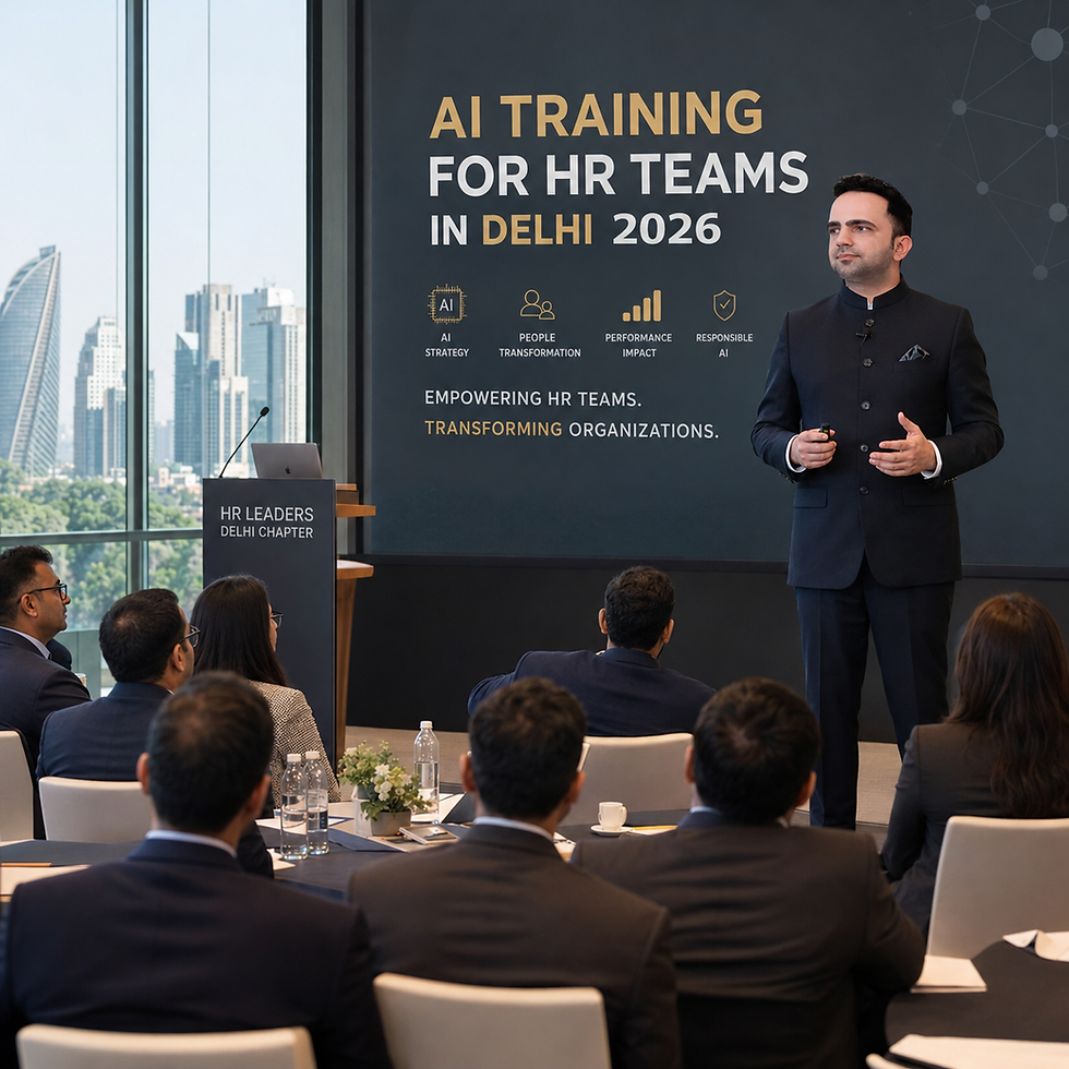 AI TRAINING FOR HR TEAMS IN DELHI 2026