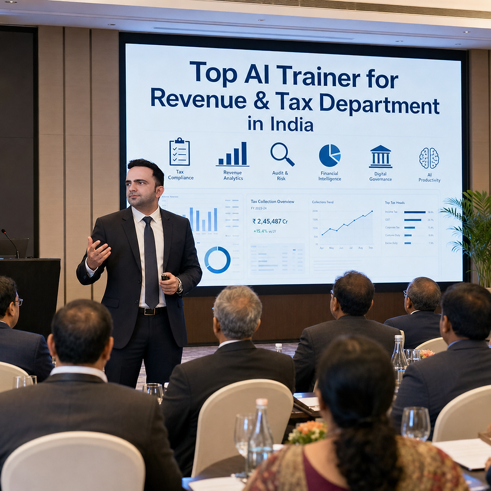 Top AI Trainer for Revenue & Tax Department in India