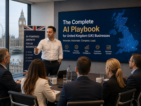 The Complete AI Playbook for United Kingdom Businesses: How CEOs, HR, Sales, Marketing and Finance Teams Can Win in 2026