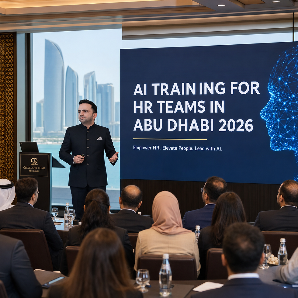 AI TRAINING FOR HR TEAMS IN ABU DHABI 2026