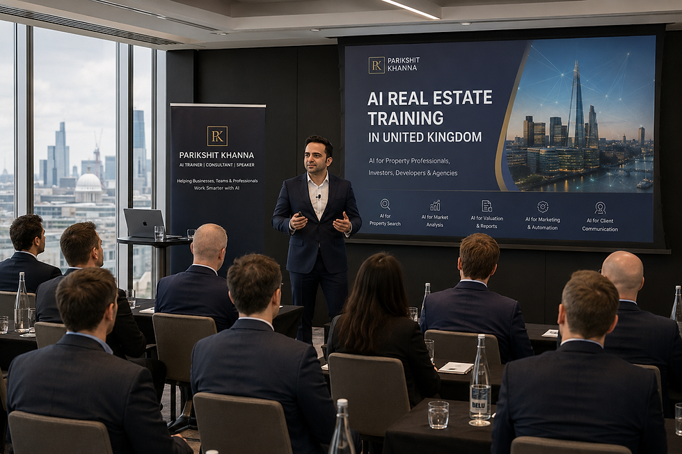 AI REAL ESTATE TRAINING IN UNITED KINGDOM (UK)