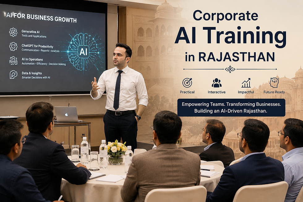 Corporate AI Training in Rajasthan