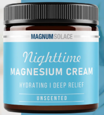 Jar of Magnum Solace Magnesium Cream
