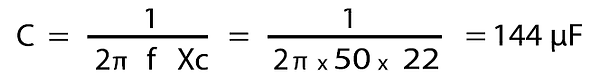 Capacitor value