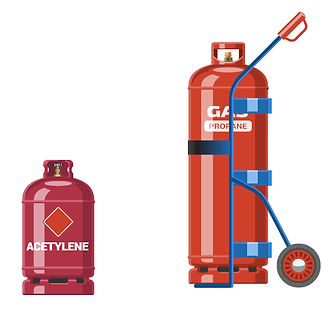 gas cylinders