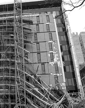 collapsed scaffold