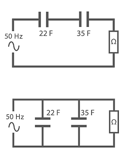 Xc in series and parallel