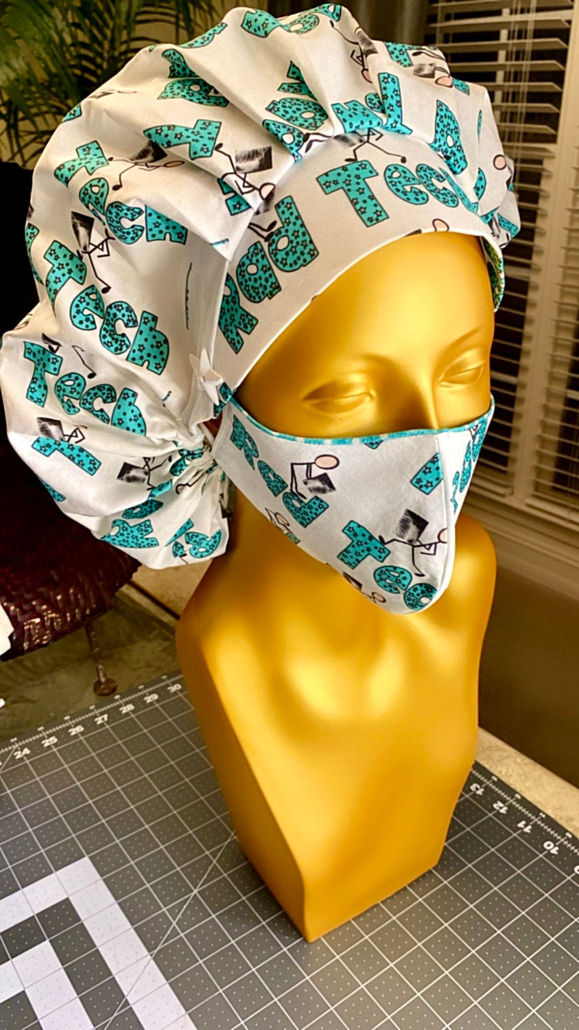 “Rad Tech Teal” Bonnet Set 