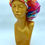 Thumbnail: “Paint Swirl” Satin-Lined Bonnet Set 