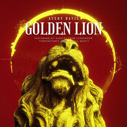 Yellow and Red Bold Golden Lion Album Cover