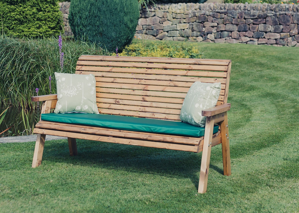 Thumbnail: Churnet Valley Valley 3-Seater Bench - Pressure-Treated Redwood