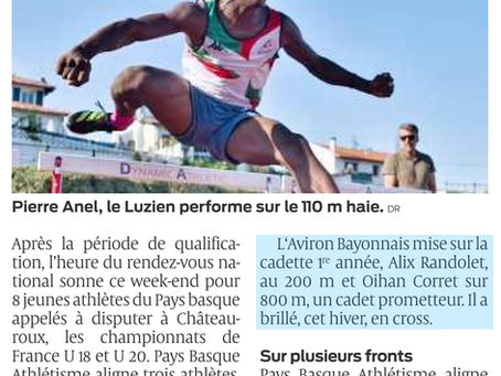 "Huit qualifiés pour les France jeunes à Châteauroux"