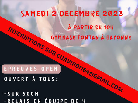 Open Indoor 64 - Rendez-vous le 2 décembre