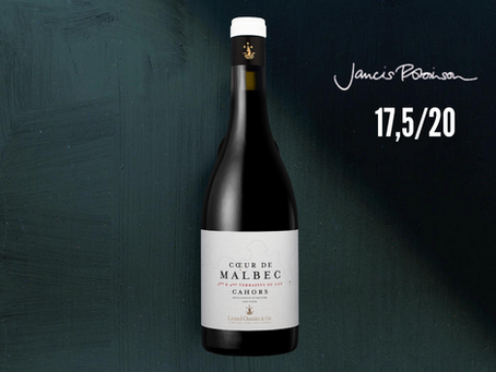 "Cœur de Malbec" obtient 17,5/20 de la part de Jancis Robinson