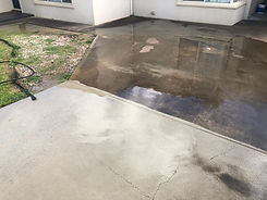 high pressure wash pathway and driveway