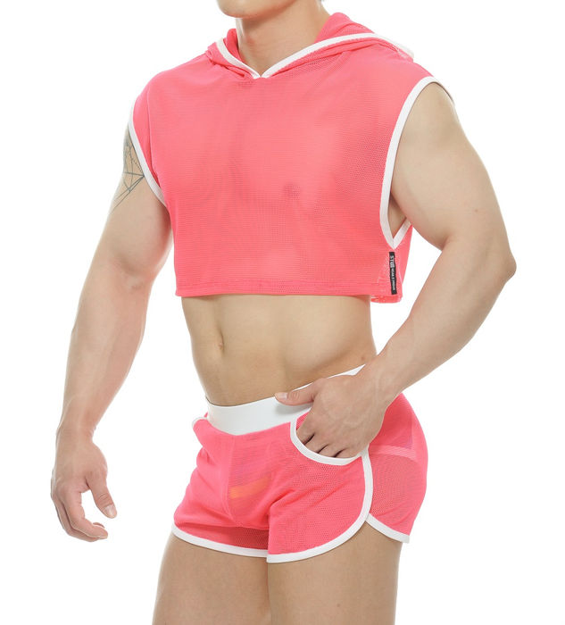 Pride Crop Top in Hot Pink