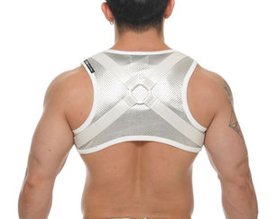 circuit party silver chest harness