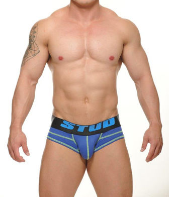 men sexy trunk underwear blue