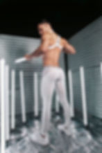 party leggings white