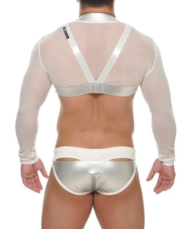 white circuit party outfit