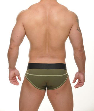 men sexy trunk underwear army green