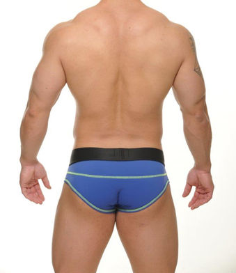 men sexy trunk underwear blue