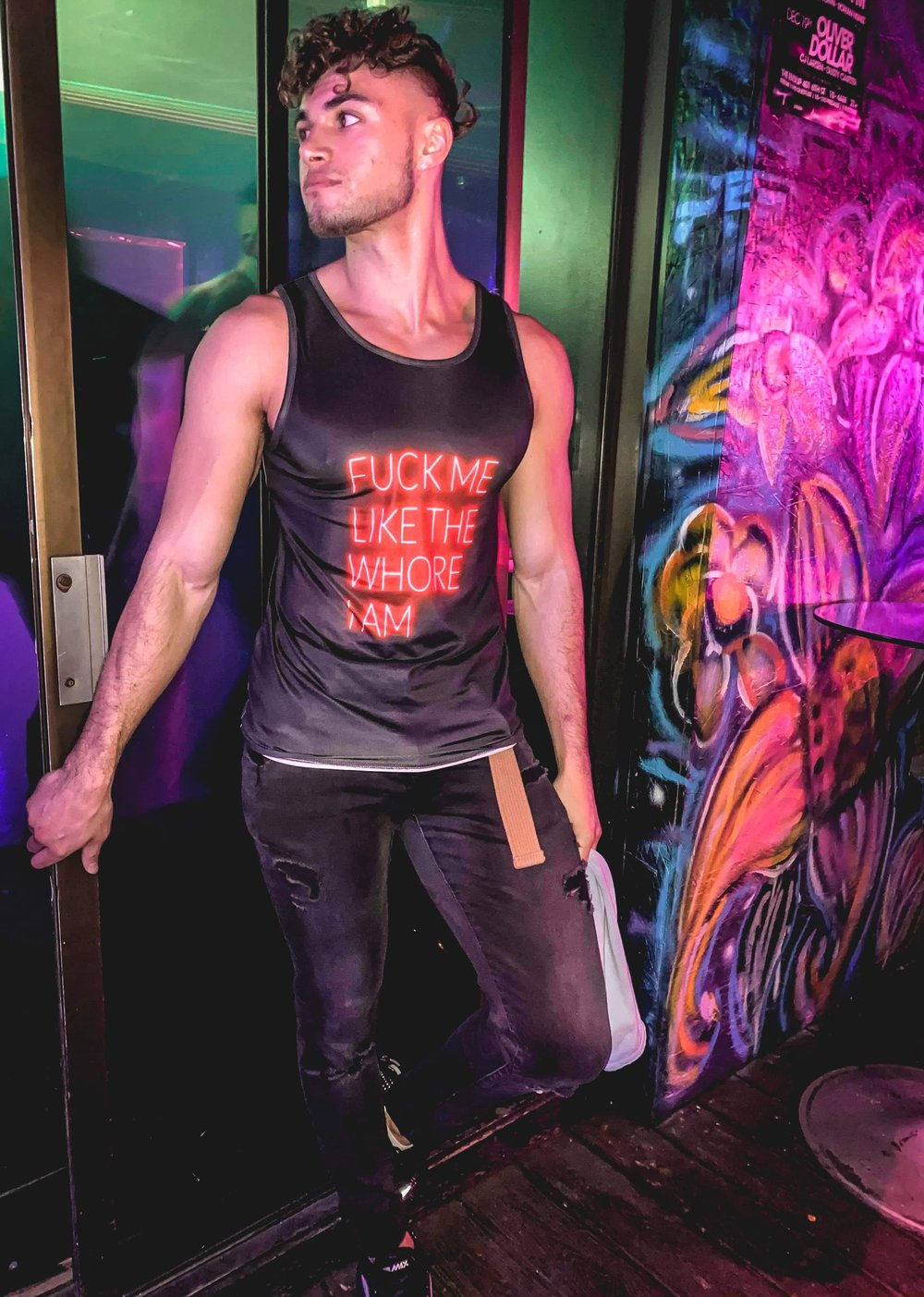 FUCK ME LIKE THE WHORE I AM TANK TOP