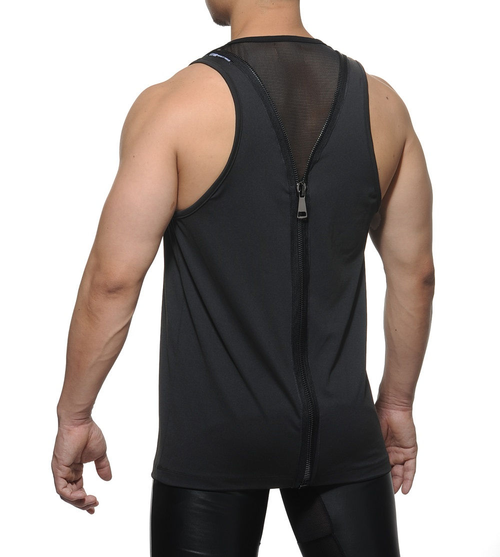 Muscle Tank Top in Black