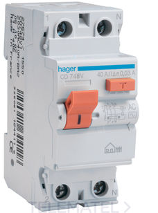 INTERRUPTORES DIFERENCIALES 1 polo (2 módulos)