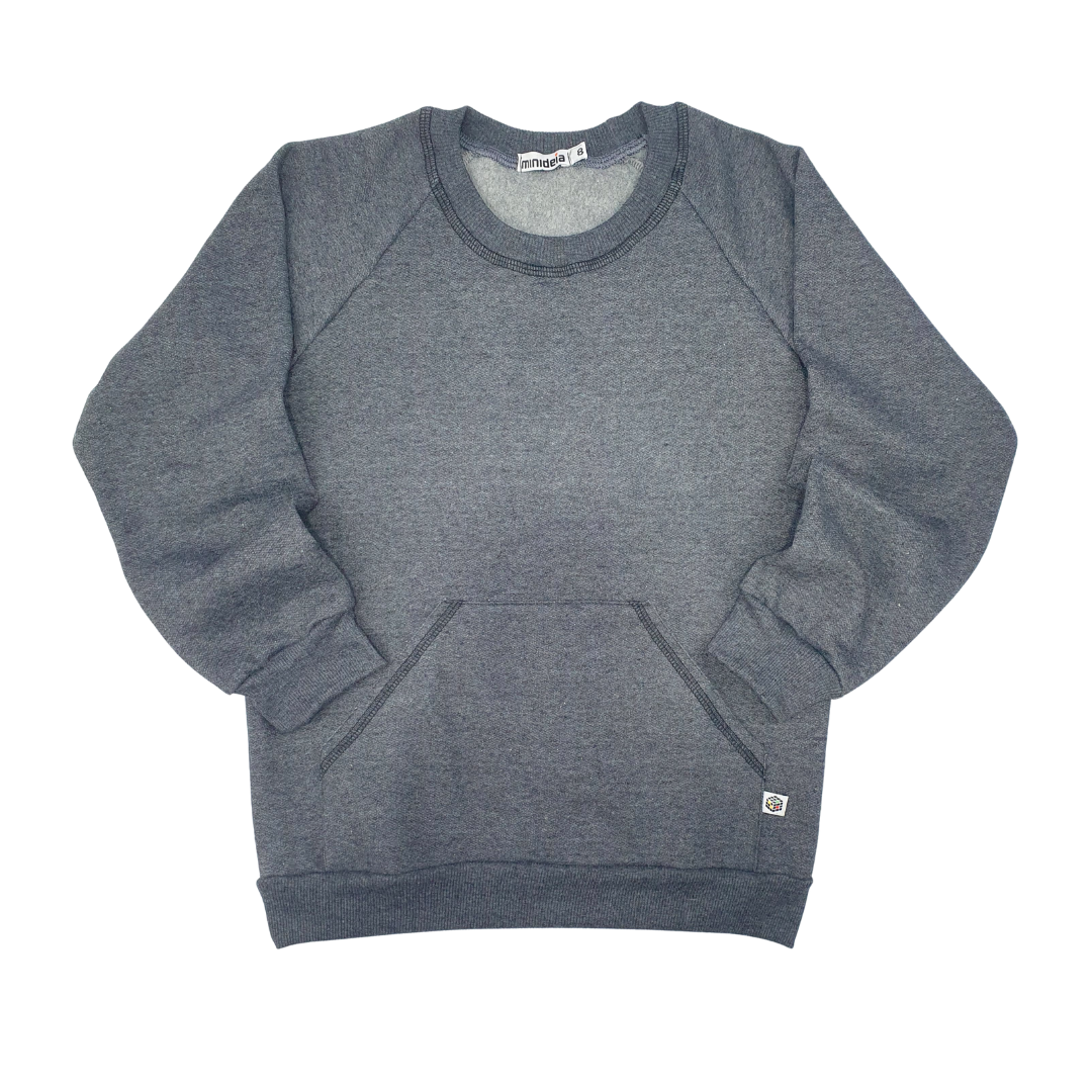 Casaco Raglan Chumbo