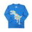 Miniatura: Camisa Malhão Dino Gráfico Azul