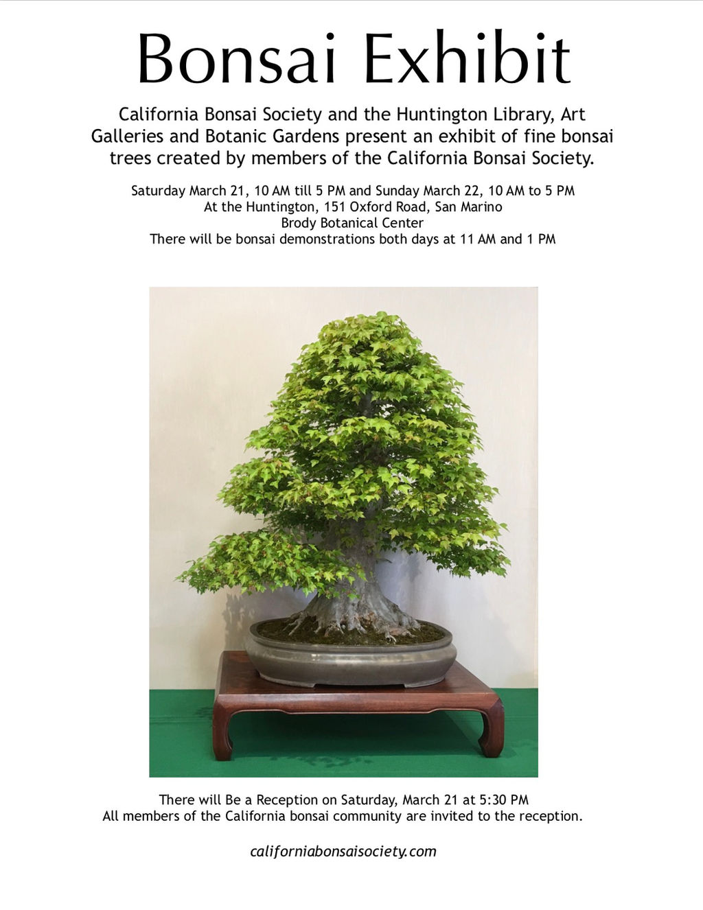 Home California Bonsai Society United States