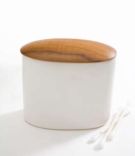 Cotton bud container