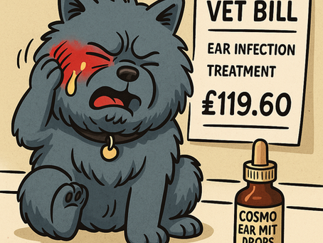 How a Bad Groomer Gave Our Chow Chow Puppy a £119.60 Ear Infection (and the Secret That’s Saved Us Hundreds Since)