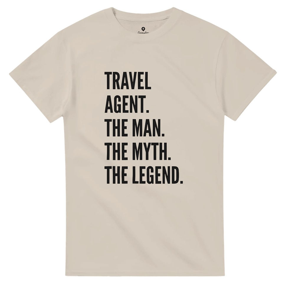 Thumbnail: Travel Agent T-Shirt – The Man. The Myth. The Legend.