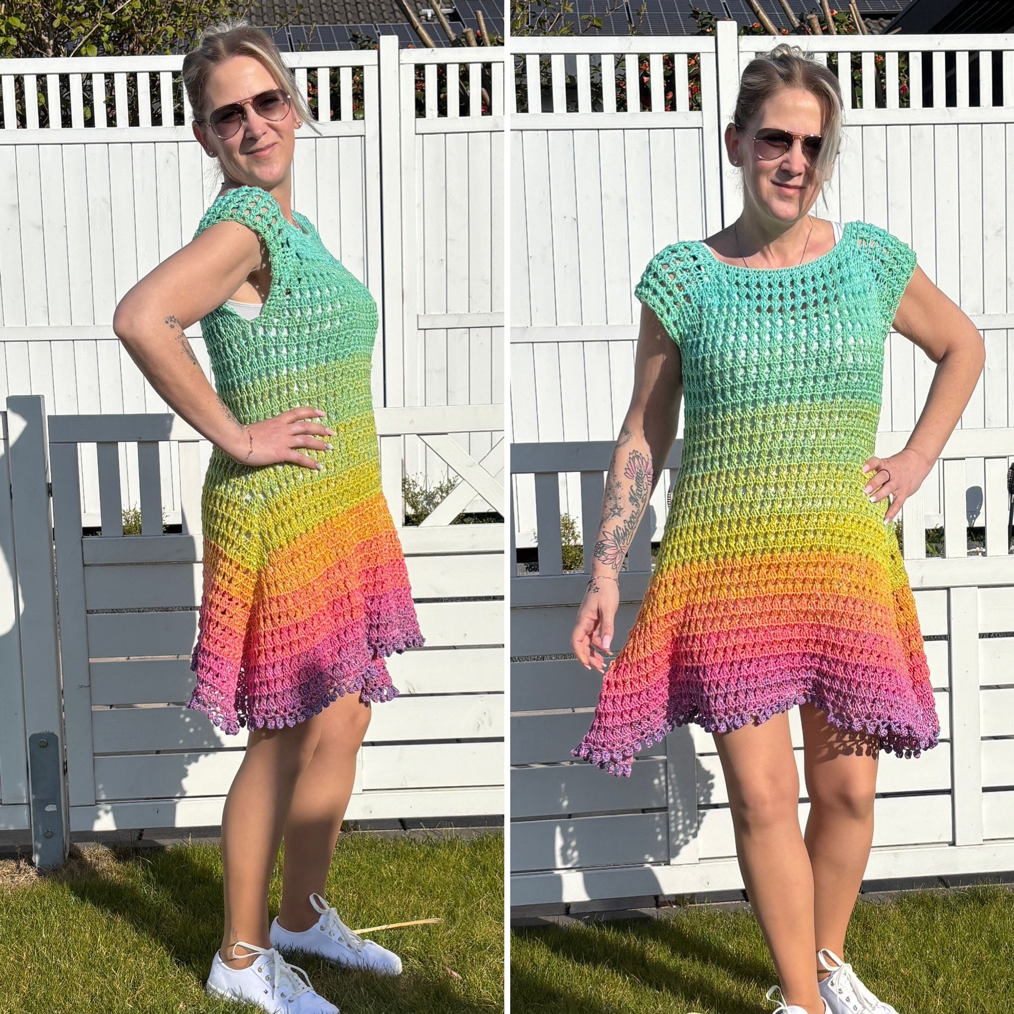 Häkelset Tunika "FlowerPower"