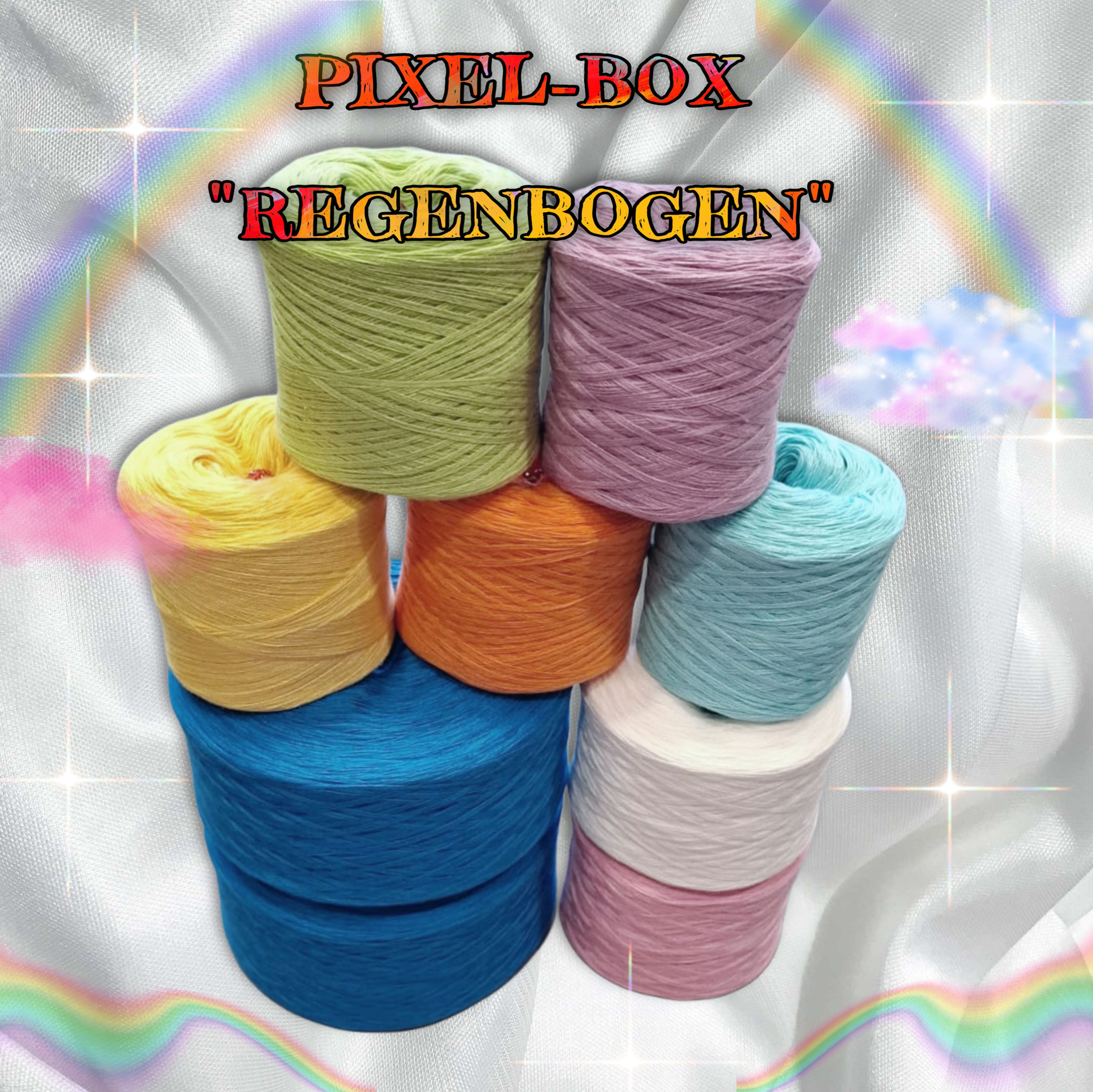 Pixel-Box "Regenbogen"
