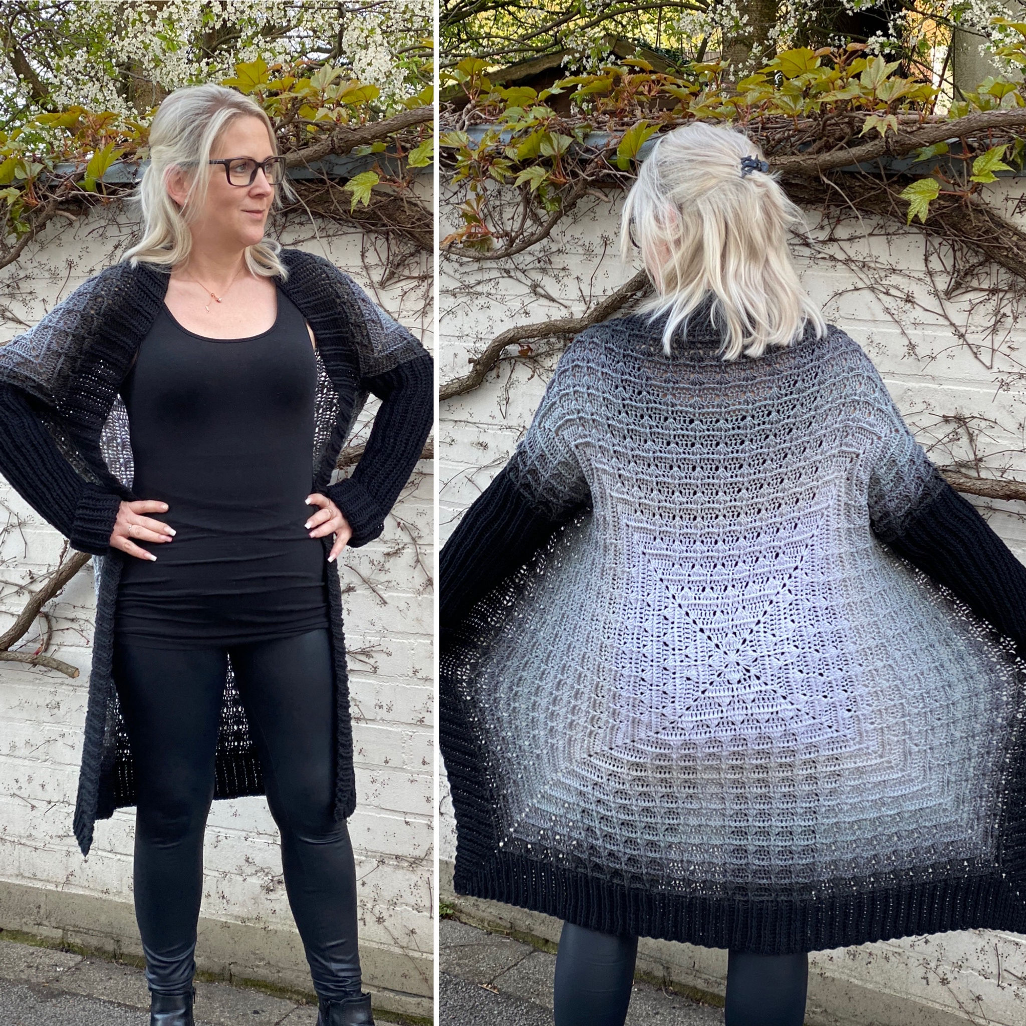Häkelanleitung Jacke Black Pearl