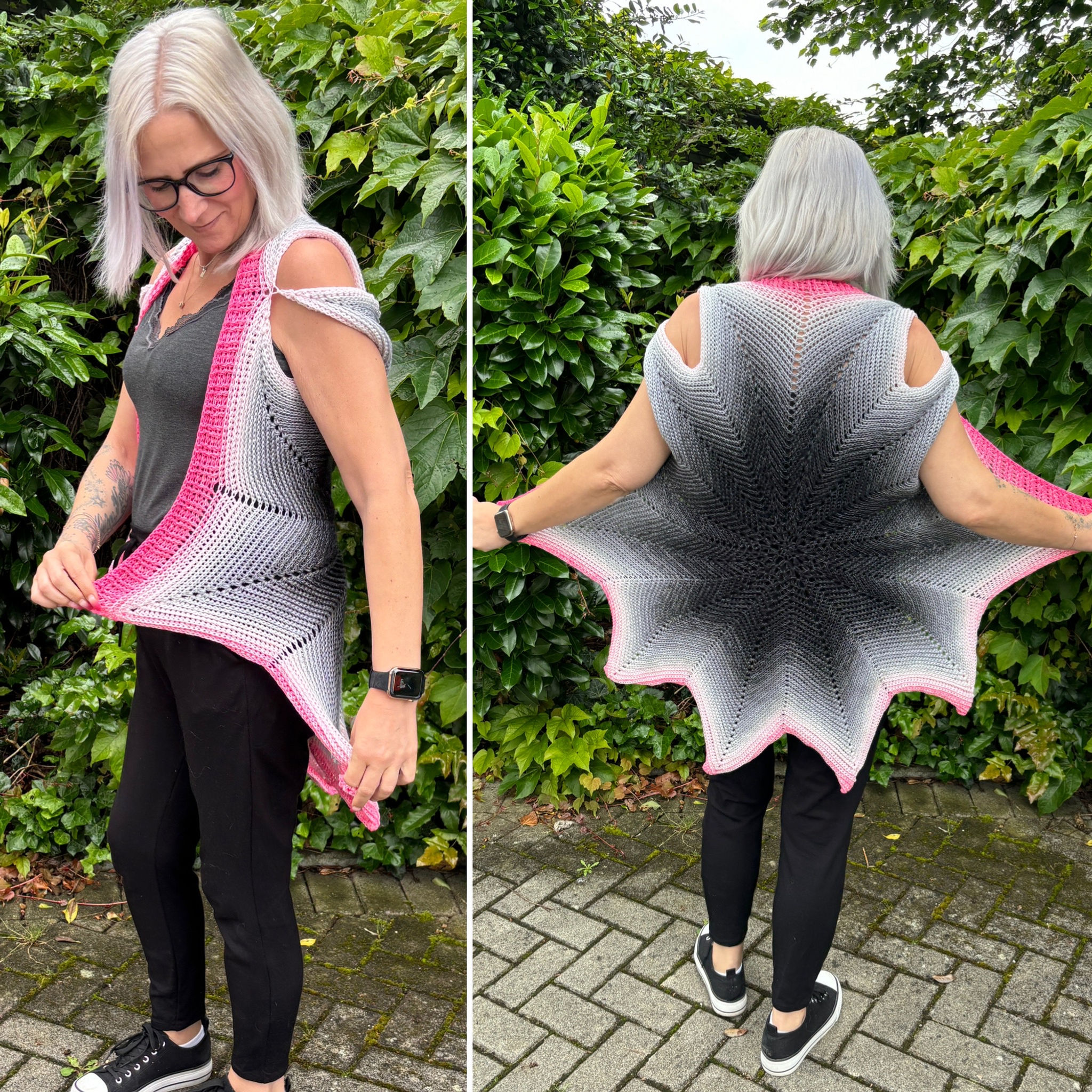 Häkelanleitung Sternenweste "Shooting Star"