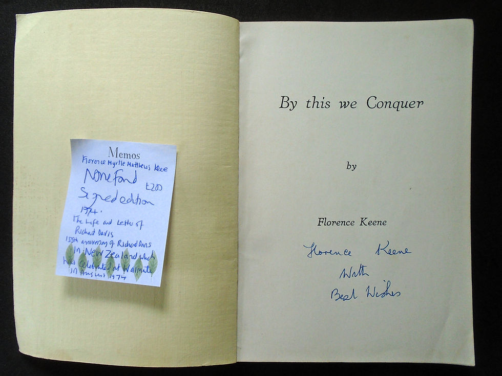 Thumbnail: Florence Keene By This WE conquer 1st edition SIGNED Copy