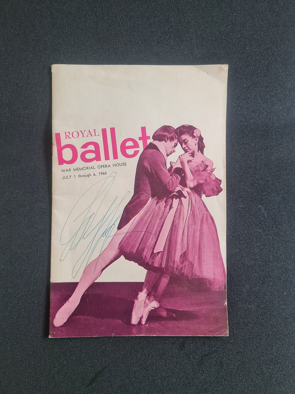 Thumbnail: Rudolph Nureyev Autograph