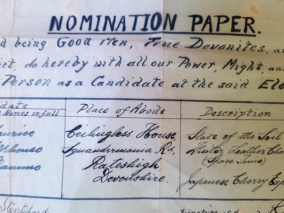 Thumbnail: Axminster Carnival Devon  Rare Document 