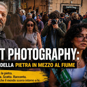 street photography consigli la pietra in mezzo al fiume