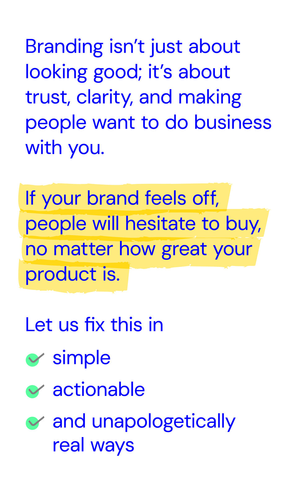 srishti daiv - 5 potential reasons your audience isn't trusting your brand