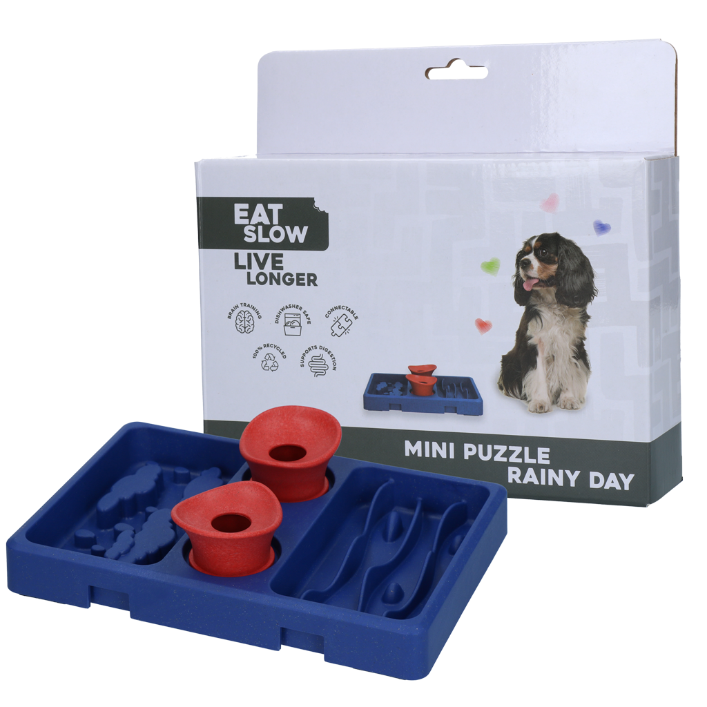 Eat Slow Live Longer Mini Puzzle "Rainy Day"